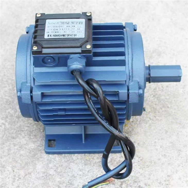 1.1KW گہرا نیلا تھری فیز فین موٹر
